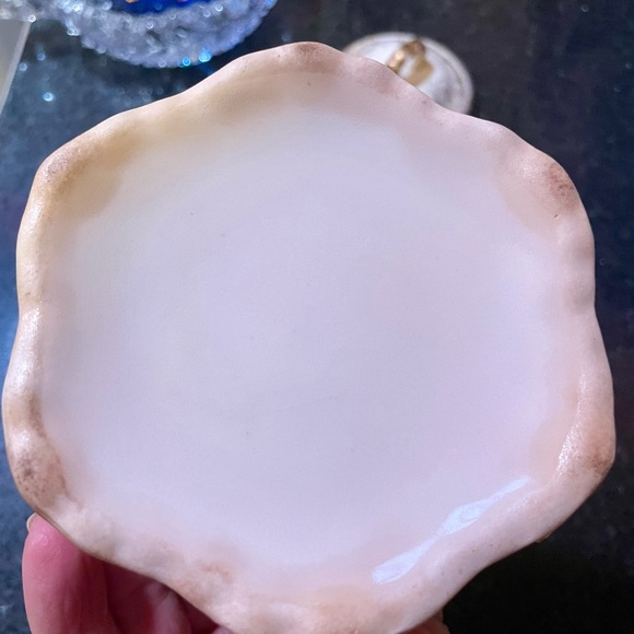 Crooksville China vintage covered sugar from the 1930’s - cream & gold with lid - Picture 2 of 10